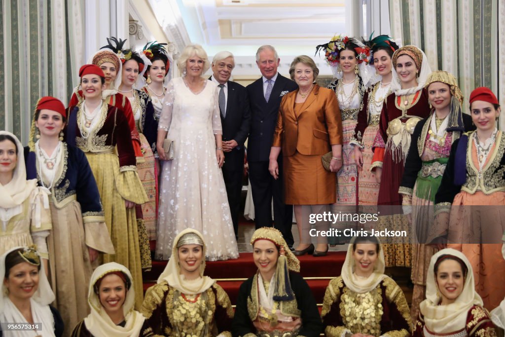 Prince Of Wales And Duchess Of Cornwall Visit Greece