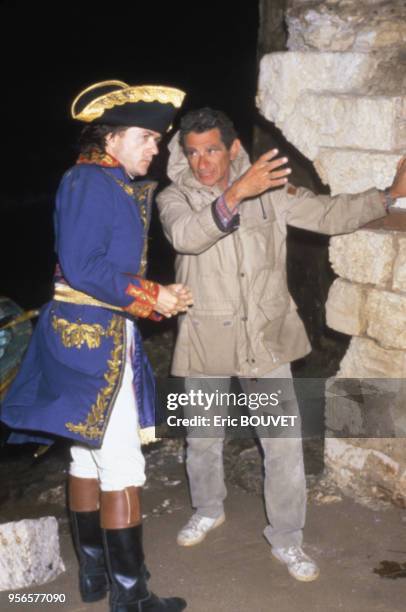 Tournage du film "Adieu Bonaparte" de Youssef Chahine en juin 1984 en Egypte.