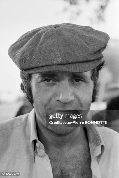 Portrait de Jean Yanne en septembre 1971, Paris.