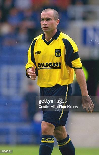 Martin Thomas of Oxford United during the pre-season friendly match against Crystal Palace at the Kassam Stadium in Oxford, England. \ Mandatory...