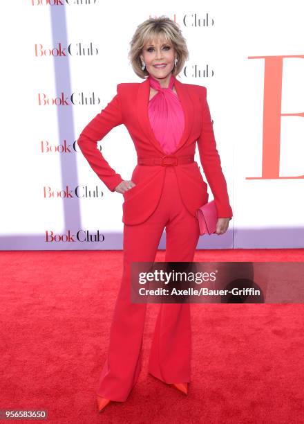 Actress Jane Fonda arrives at the premiere of Paramount Pictures' 'Book Club' at Regency Village Theatre on May 6, 2018 in Westwood, California.