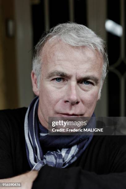 December 08: Portrait of French actor Franck Dubosc in Toulouse, France on December 8, 2011.