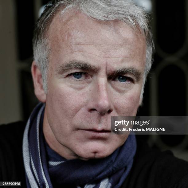 December 08: Portrait of French actor Franck Dubosc in Toulouse, France on December 8, 2011.