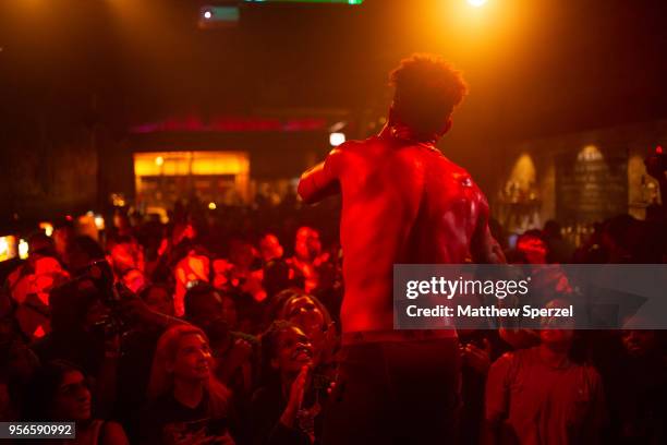 Desiigner is seen performing at Emporium Arcade Bar on May 7, 2018 in Chicago, Illinois.