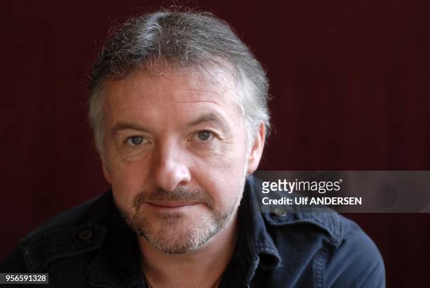 Irish writer John Connolly session portrait on April 1, 2012 in Lyon, France.