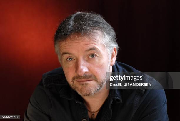 Irish writer John Connolly session portrait on April 1, 2012 in Lyon, France.