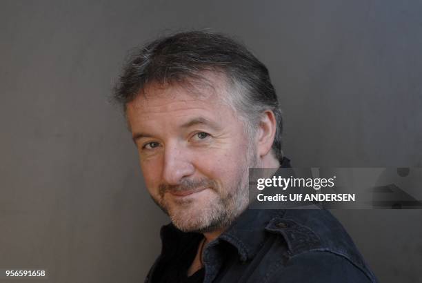 Irish writer John Connolly session portrait on April 1, 2012 in Lyon, France.