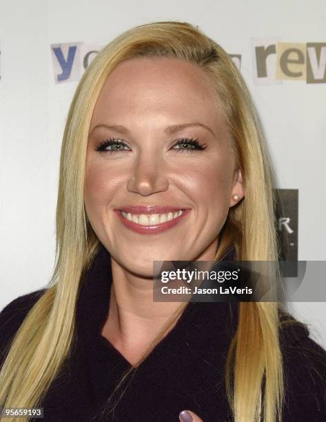 Actress Adrienne Frantz attends the premiere of "Youth In Revolt" at Mann Chinese 6 on January 6, 2010 in Los Angeles, California.