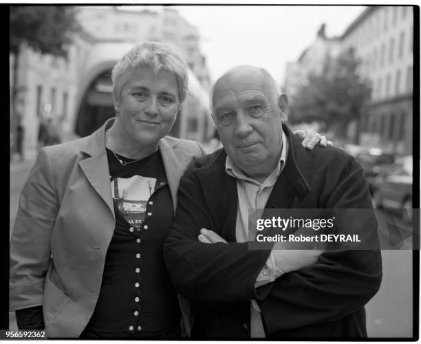 Raymond Depardon and Claudine Nogaret on June 8, 2012 in Lyon, France.