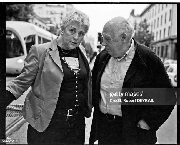 Raymond Depardon and Claudine Nogaret on June 8, 2012 in Lyon, France.