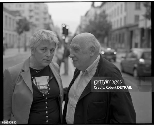 Raymond Depardon and Claudine Nogaret on June 8, 2012 in Lyon, France.