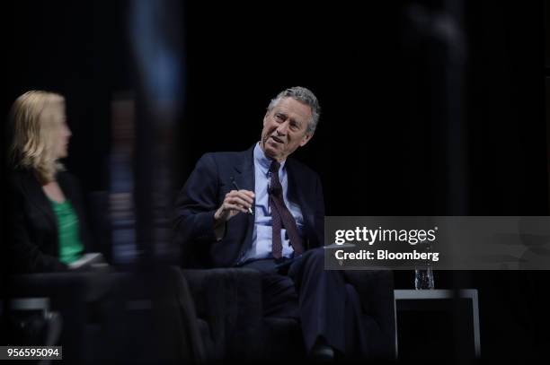 Olivier Blanchard, former chief economist of the International Monetary Fund , speaks during the Context Leadership Summit in Las Vegas, Nevada,...