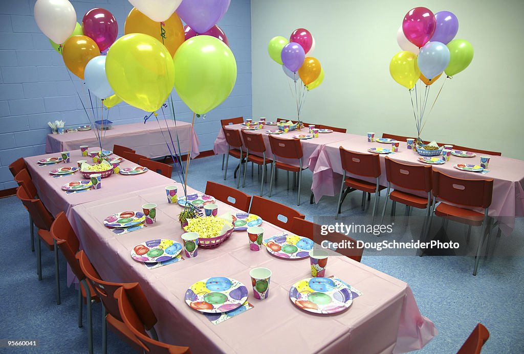 Birthday Party Tables