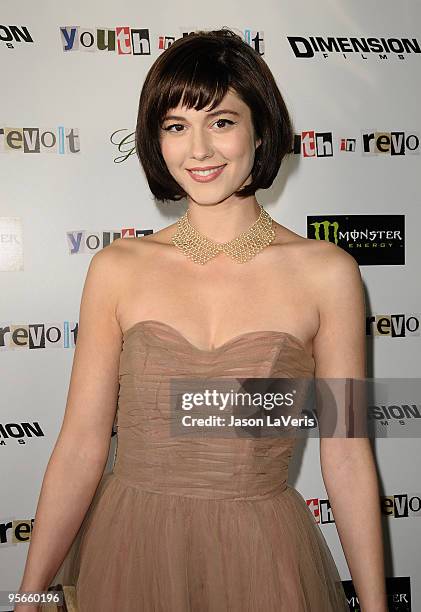 Actress Mary Elizabeth Winstead attends the premiere of "Youth In Revolt" at Mann Chinese 6 on January 6, 2010 in Los Angeles, California.