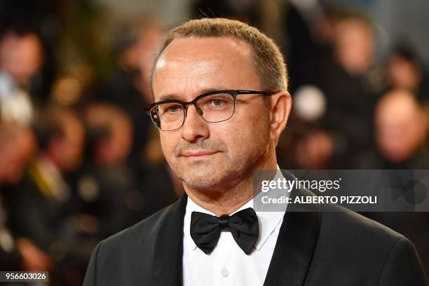 Russian director and member of the Feature Film Jury Andrey Zvyagintsev arrives on May 9, 2018 for the screening of the film "Leto " at the 71st...