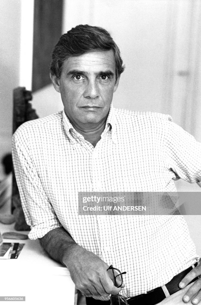 Olivier Todd, journaliste et écrivain, en septembre 1982 à Paris