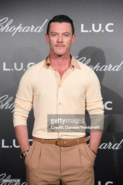 Luke Evans attends the Chopard Gentleman's Night during the 71st annual Cannes Film Festival at Martinez Hotel on May 9, 2018 in Cannes, France.