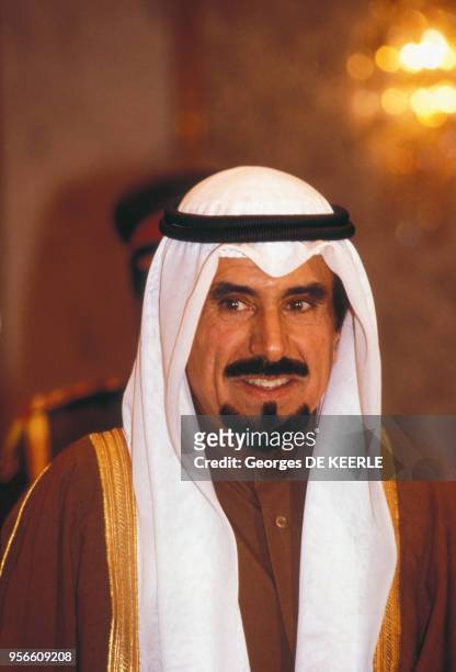 émir du Koweït Jaber al-Ahmad al-Sabah dans les années 1980.