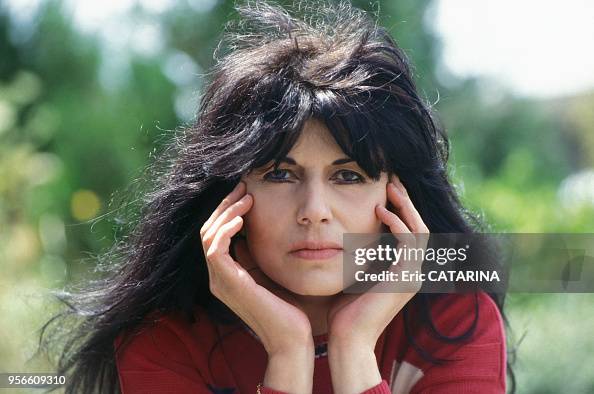 Portrait de la chanteuse Catherine Ribeiro en juillet 1993, France ...