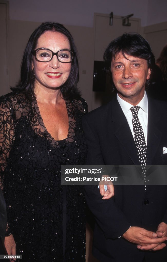 Nana Mouskouri et Hervé Vilard en 1995