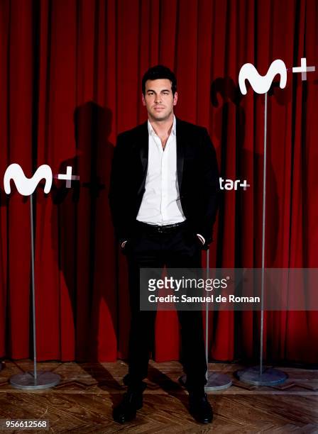 Mario casas attends the 'Instinto' Madrid Presentation on May 9, 2018 in Madrid, Spain.
