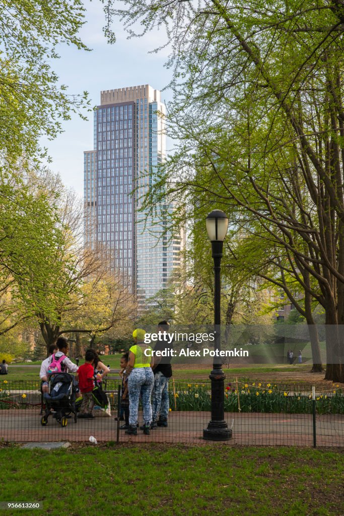 The Fort Green park in Brooklyn, New York, USA