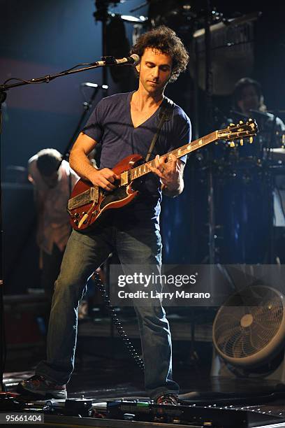 Dweezil Zappa performs Zappa plays Zappa at Revolution on January 8, 2010 in Fort Lauderdale, Florida.