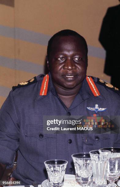 Idi Amin Dada, président de l'Ouganda, circa 1970.