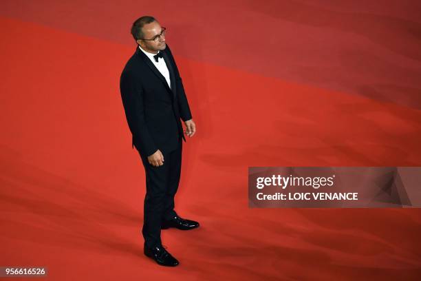 Russian director and member of the Feature Film Jury Andrey Zvyagintsev arrives on May 9, 2018 for the screening of the film "Leto " at the 71st...