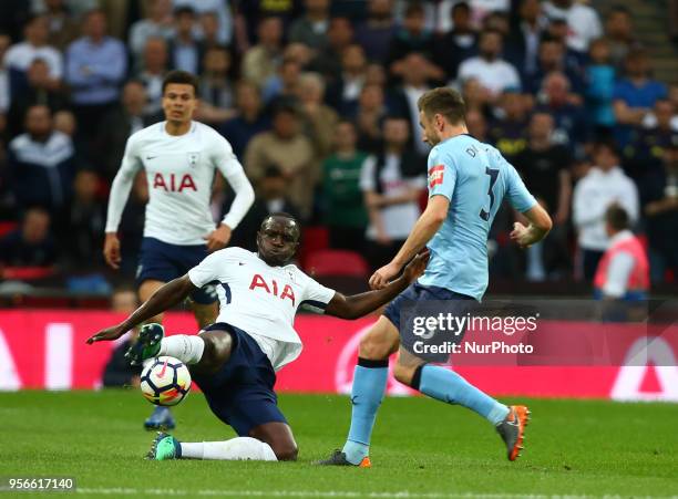 Tottenham Hotspur's Moussa Sissoko during the English Premier League match between Tottenham Hotspur and Newcastle United at Wembley, London, England...