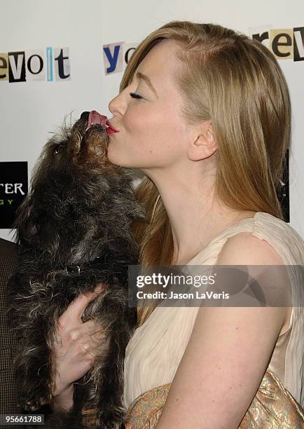 Actress Portia Doubleday attends the premiere of "Youth In Revolt" at Mann Chinese 6 on January 6, 2010 in Los Angeles, California.