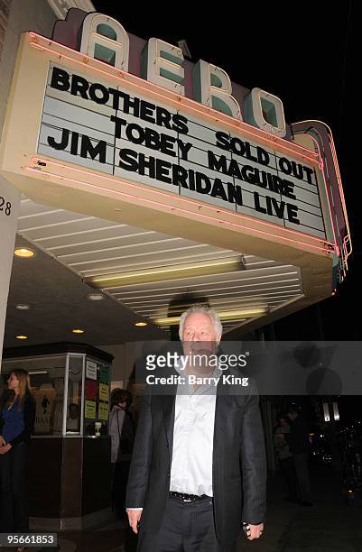 Director Jim Sheridan attends American Cinematheque Q&A held at the Aero Theatre on January 8, 2010 in Santa Monica, California.