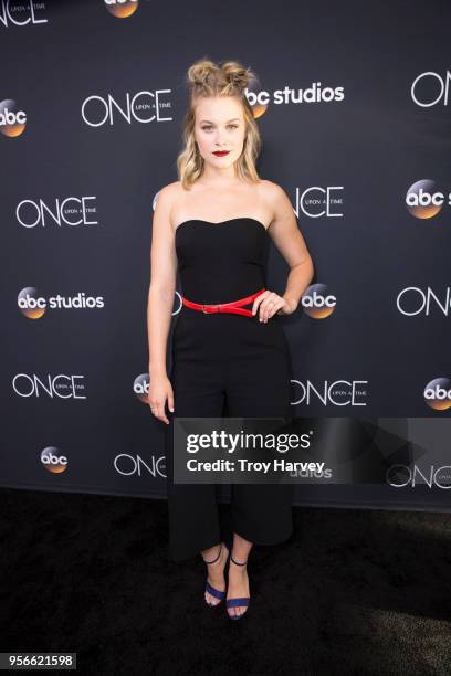 The cast and creators of Walt Disney Television via Getty Images's "Once Upon a Time" gathered at The London West Hollywood at Beverly Hills to...