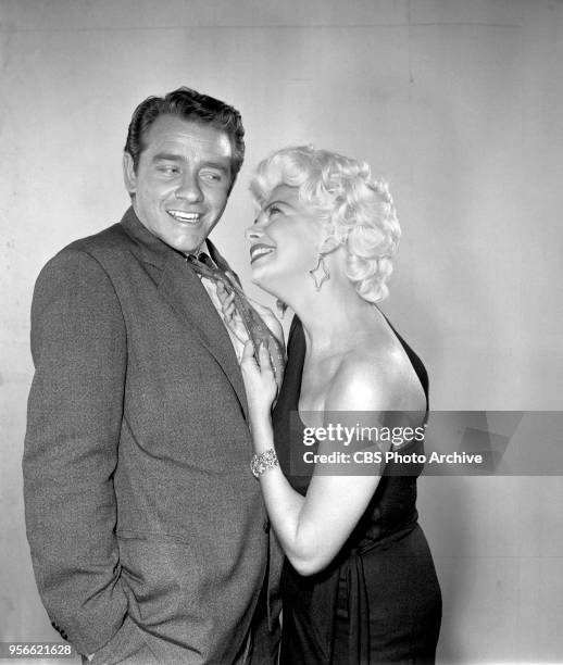 Television rural comedy The Real McCoys. Episode, The Politician, originally broadcast October 8, 1959. Pictured is Richard Crenna and Barbara...