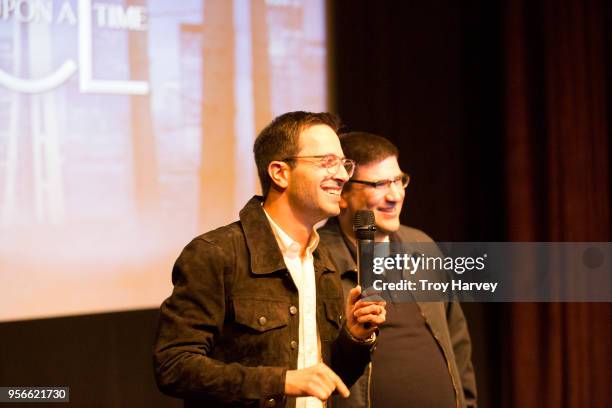 The cast and creators of Walt Disney Television via Getty Images's "Once Upon a Time" gathered at The London West Hollywood at Beverly Hills to...