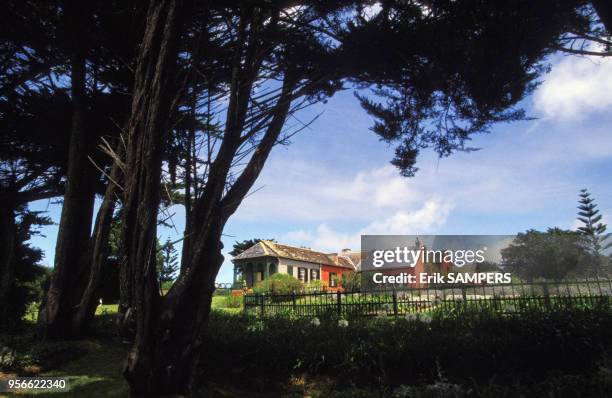 La maisond de Longwood où vécut Napoléon en février 1993 à Sainte-Hélène.