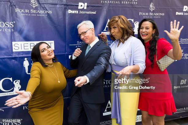 Mercedes Javid, Dr. Drew, Kim Whitley and Lisa Bubble Brunson attend the ABCs Annual Mother's Day Luncheon at the Beverly Wilshire Four Seasons Hotel...