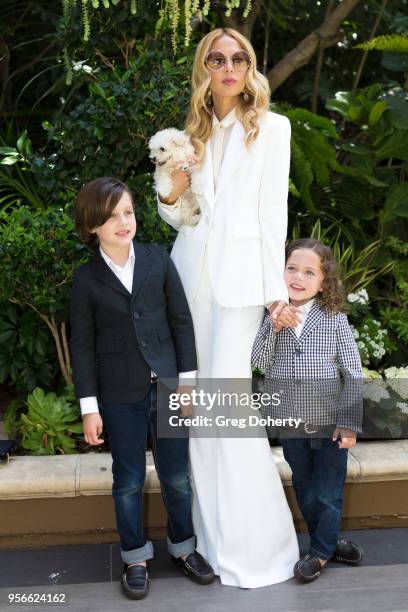 Rachel Zoe, Kaius Berman and Skyler Morrison Berman attend the ABCs Annual Mother's Day Luncheon at the Beverly Wilshire Four Seasons Hotel on May 9,...