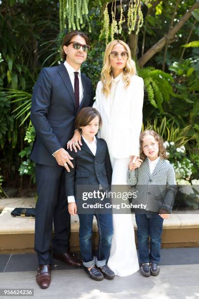 Rachel Zoe, Roger Berman, Kaius Berman and Skyler Morrison Berman attend the ABCs Annual Mother's Day Luncheon at the Beverly Wilshire Four Seasons...