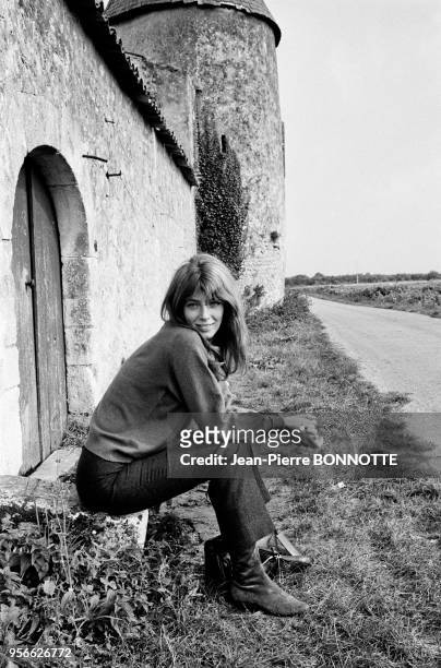 Portrait de Joanna Shimkus en septembre 1967, France.