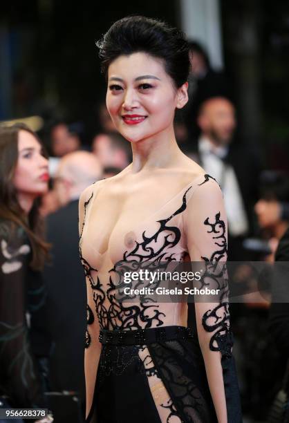 Guest attends the screening of "Leto" during the 71st annual Cannes Film Festival at Palais des Festivals on May 9, 2018 in Cannes, France.