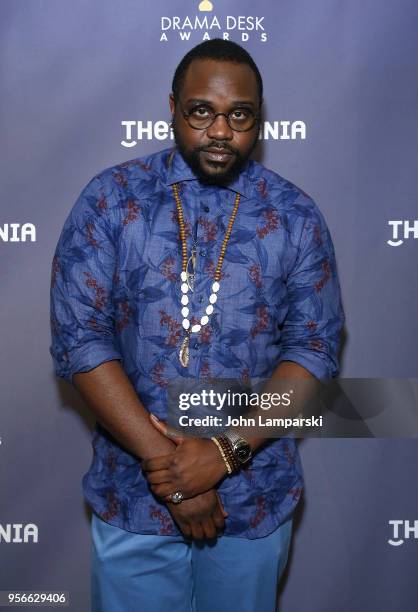 Brian Tyree Henry attends 63rd Annual Drama Desk Awards nominees reception at Friedmans in the Edison Hotel on May 9, 2018 in New York City.