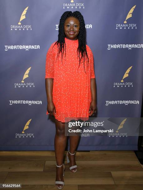 Jocelyn Bioh attends 63rd Annual Drama Desk Awards nominees reception at Friedmans in the Edison Hotel on May 9, 2018 in New York City.