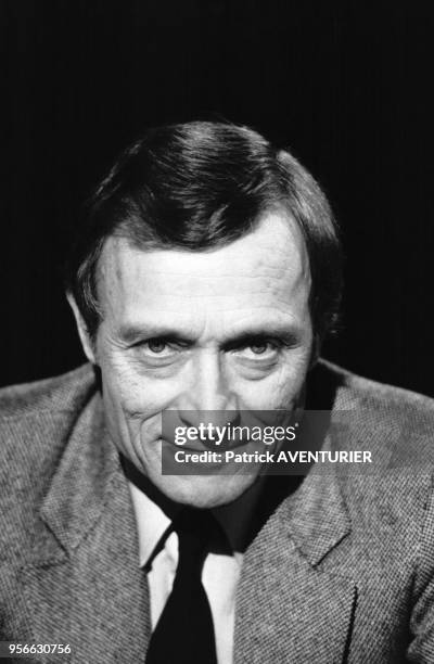 Portrait de Jérôme Seydoux, magnat de l'audiovisuel,invité de l'émission de télévision 'Sept sur Sept' le 8 décembre 1985 à Paris, France.