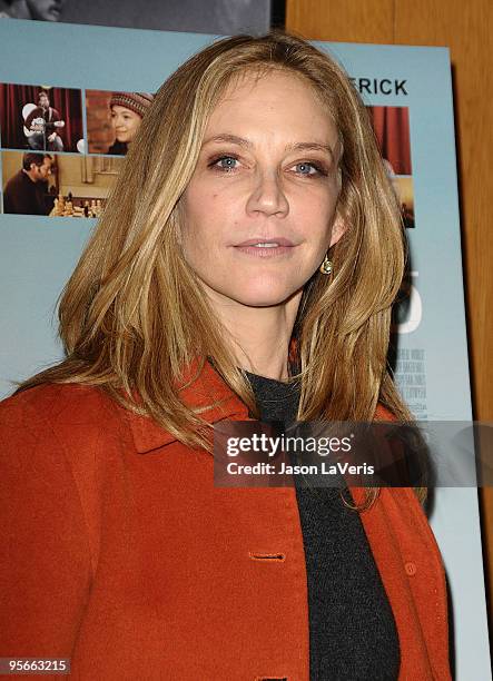Actress Ally Walker attends the premiere of "Wonderful World" at Directors Guild Theatre on January 7, 2010 in West Hollywood, California.