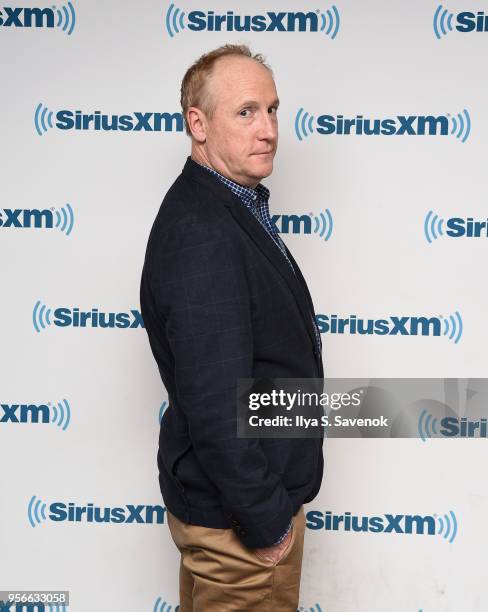 Actor Matt Walsh visits the SiriusXM Studios on May 9, 2018 in New York City.