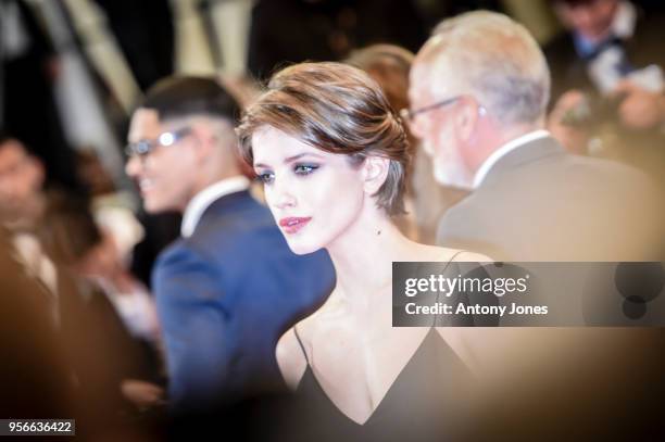 Anna Chipovskaya attends the screening of "Leto" during the 71st annual Cannes Film Festival at Palais des Festivals on May 9, 2018 in Cannes, France.