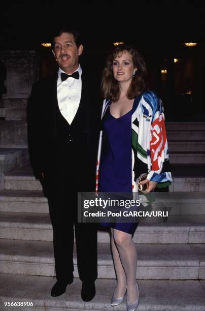Patty Hearst et son mari lors du Festival de Cannes en mai 1988, France.