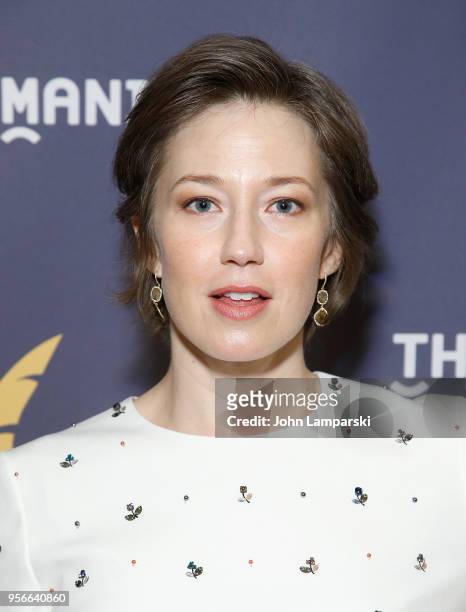 Carrie Coon attends 63rd Annual Drama Desk Awards nominees reception at Friedmans in the Edison Hotel on May 9, 2018 in New York City.