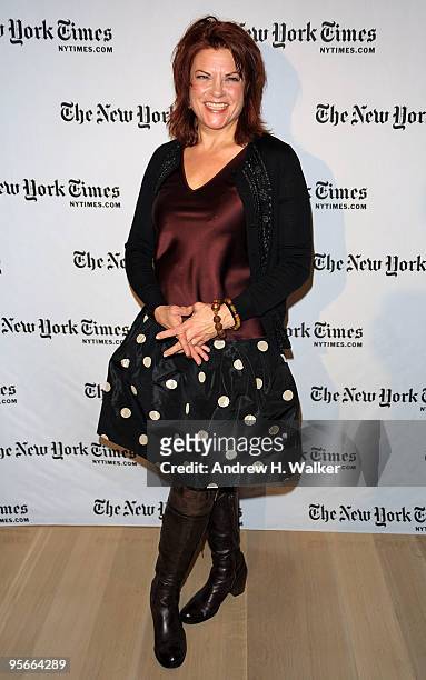 Singer Rosanne Cash attends the 9th Annual New York Times Arts & Leisure Weekend at The Times Center on January 8, 2010 in New York City.